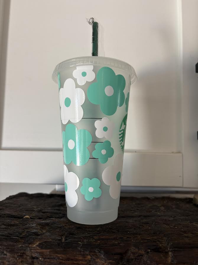 "Mint Flower" Cup
