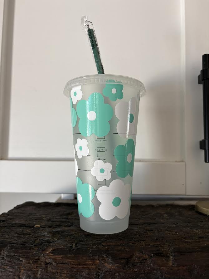 "Mint Flower" Cup
