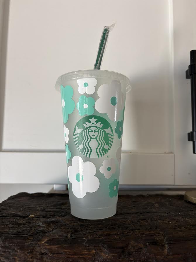 "Mint Flower" Cup