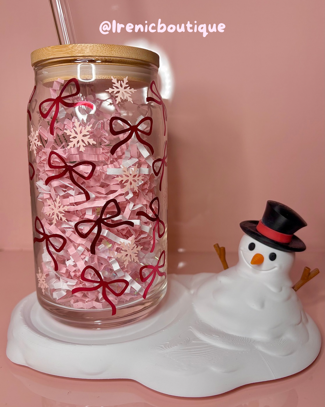 "Melt-proof" Snowman Coaster