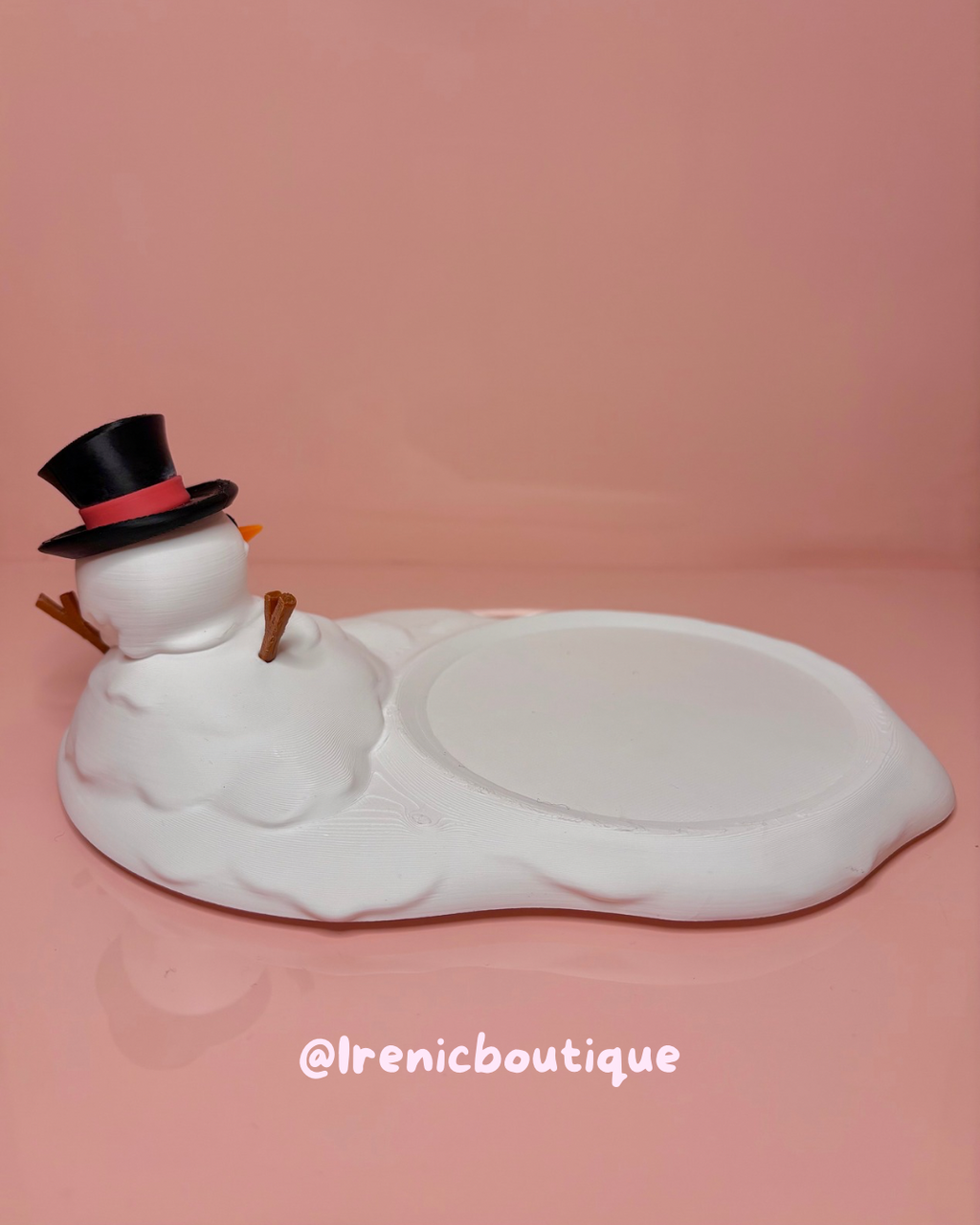 "Melt-proof" Snowman Coaster