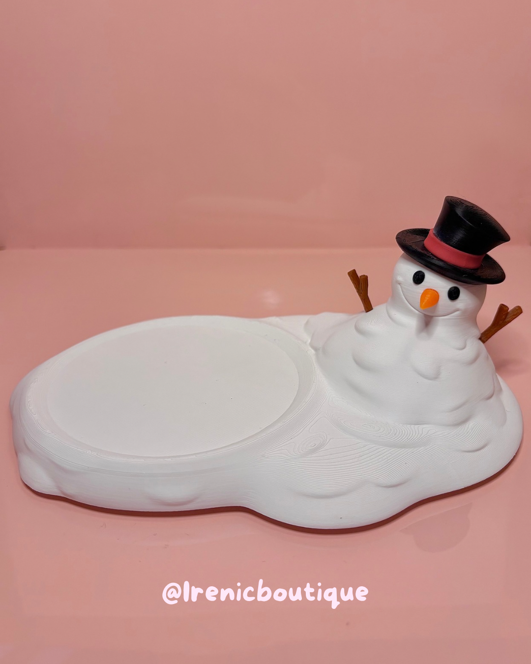 "Melt-proof" Snowman Coaster