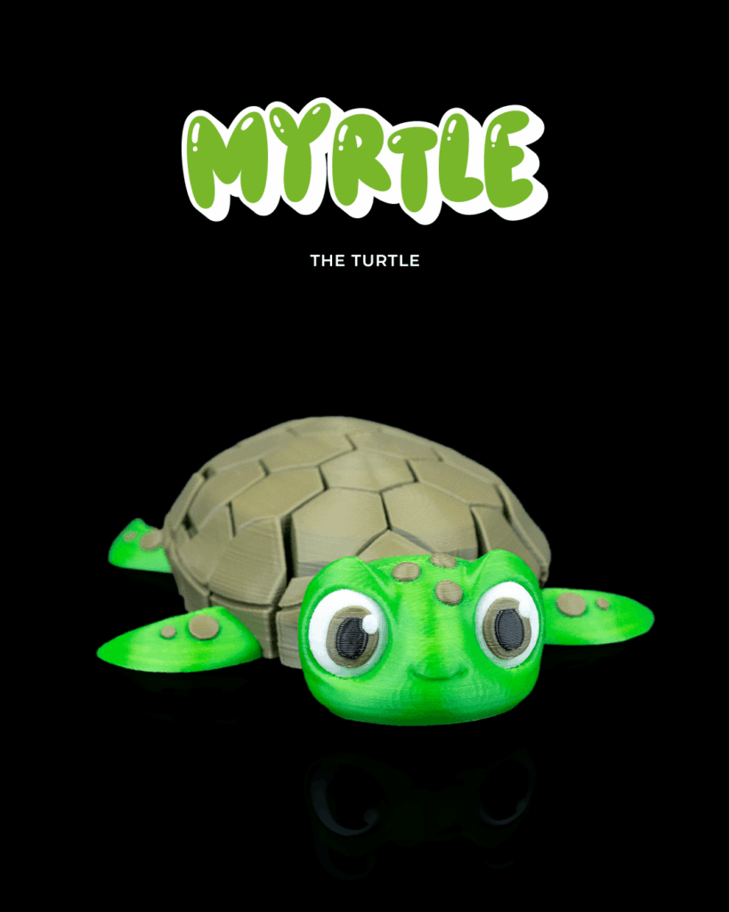 Myrtle The Turtle Keychain